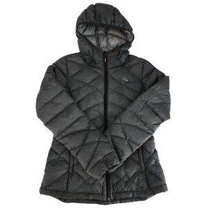 PARADOX packable quilted hooded puffer jacket grey small